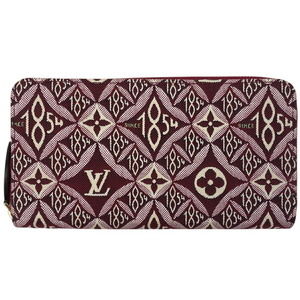 Louis Vuitton Since Zippy Wallet Monogram Jacquard Long Bordeaux